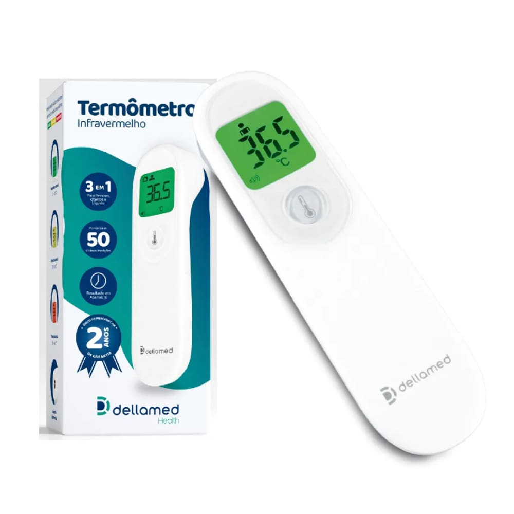 Termometro sem contato KF-HW-005 Dellamed