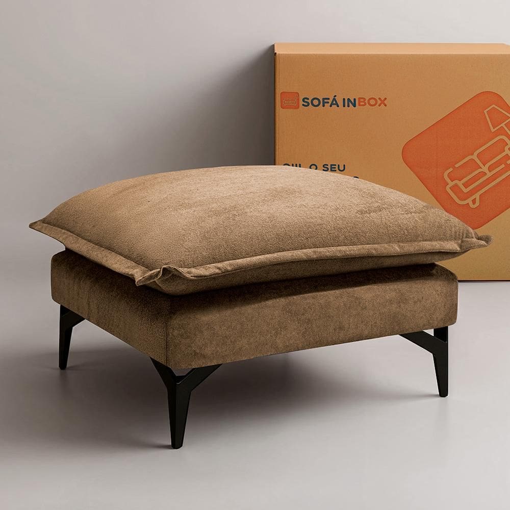 Chaise Modular Boma. 60x70x40cm Boucle Sofá inBox