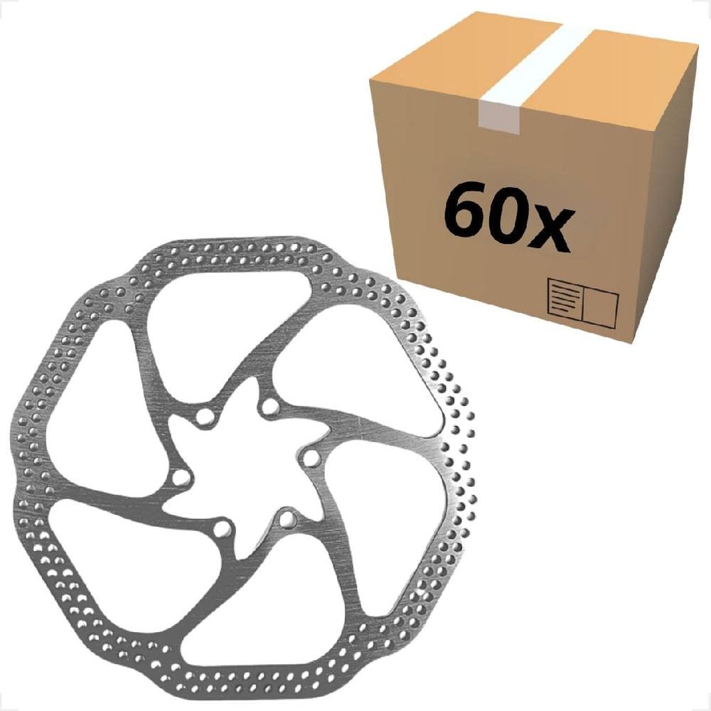 60 UNIDADES Disco Rotor De Freio A Disco Mecânico e Hidráulico 160mm Bike Parafusos
