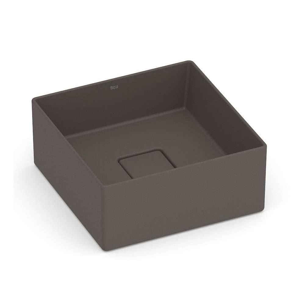 Cuba De Apoio 30x30cm Sem Mesa Roca T3 Terra Cafe A32722n660