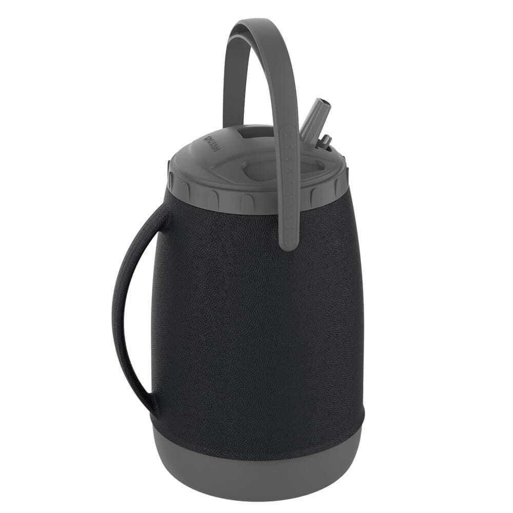 Garrafão Térmico estilo Jarra 2,5l para água e tererê Preto Atacama Soprano