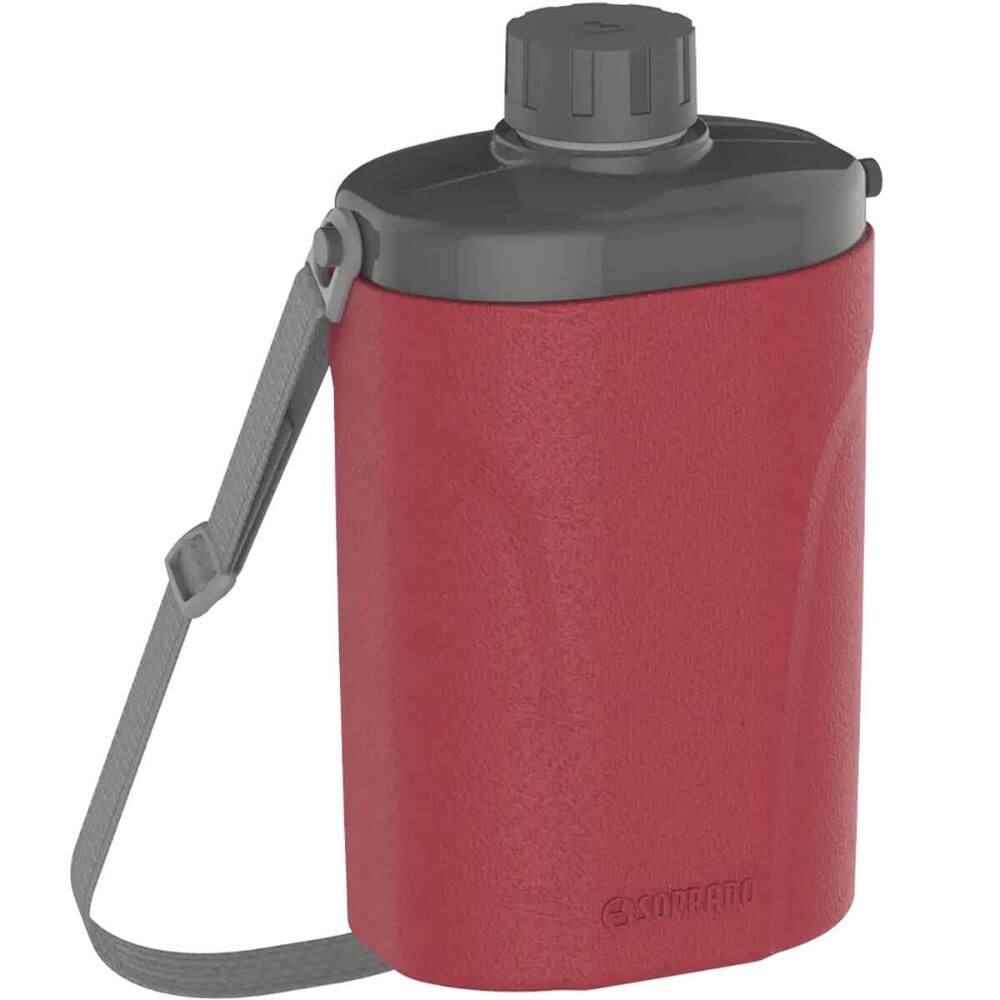 Cantil Térmico 1L Garrafa de água Vermelha Safari Soprano