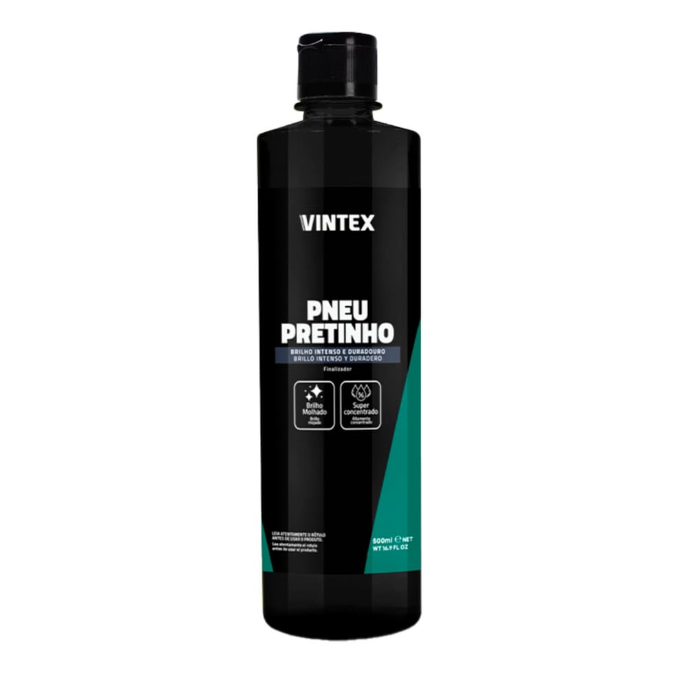 Pneu Pretinho Brilho Intenso E Duradouro 500ml - Vintex 2010026