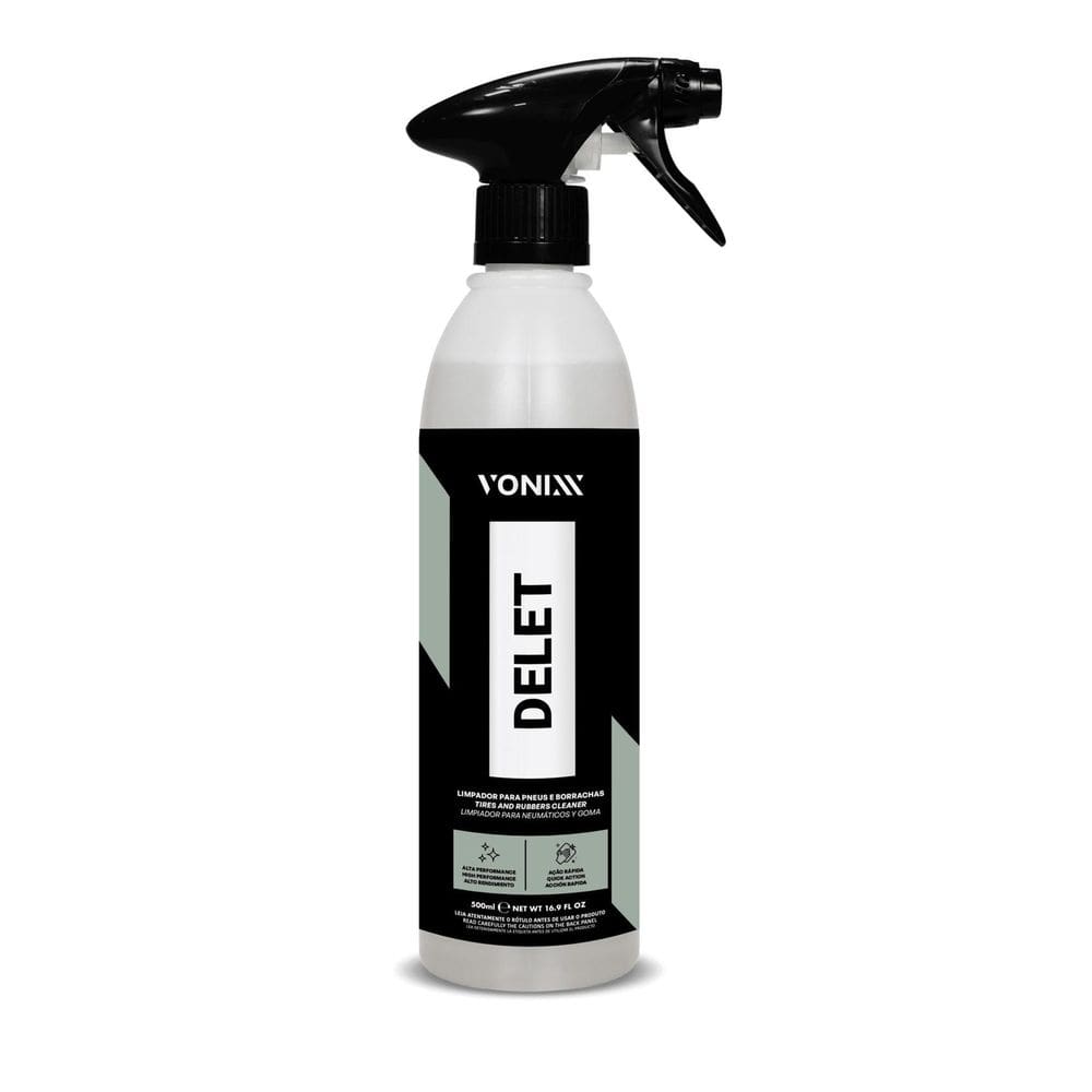 Delet Limpador Para Pneus E Borrachas 500Ml Vonixx 2050171