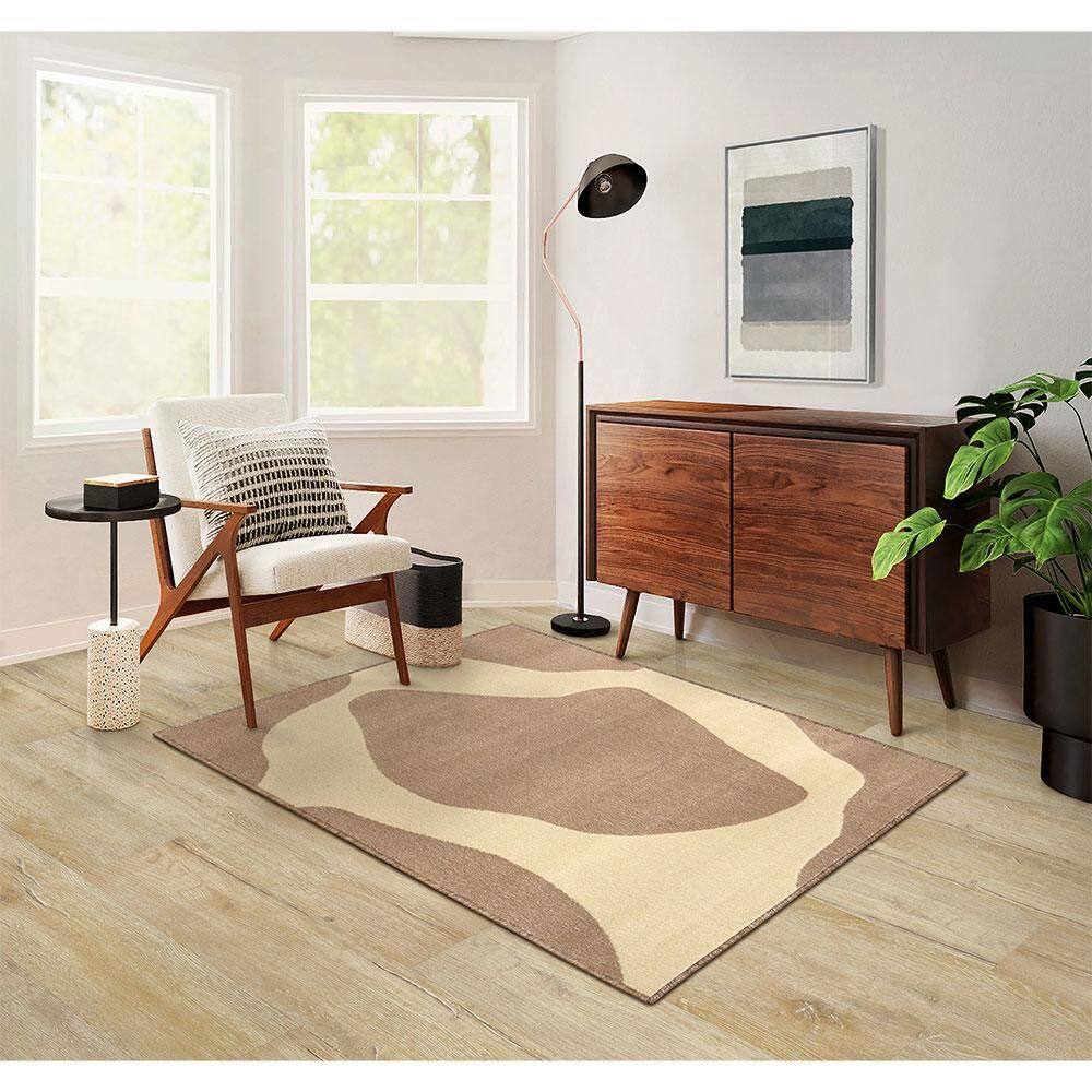 Tapete Lyre Neutro 100X150 Tapetes São Carlos