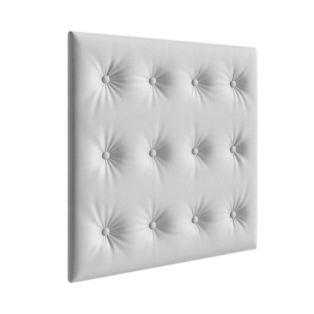 Kit para Quarto de Bebê Capitonê Cama Maria Branco
