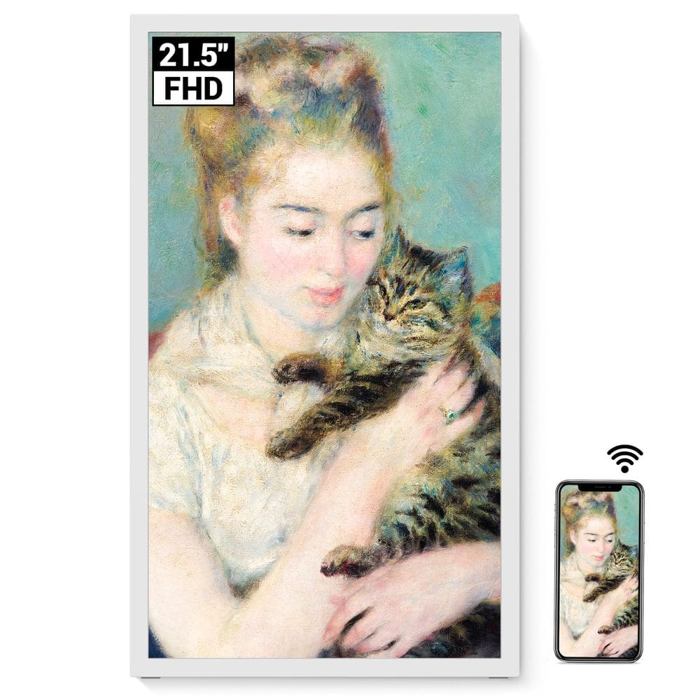 Porta-retratos digital BSIMB 21,5 polegadas FHD 1920x1080 64GB