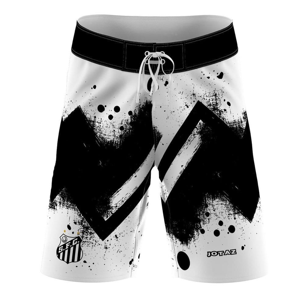Bermuda | Short do Santos Peixe Tactel Elastano Oficial