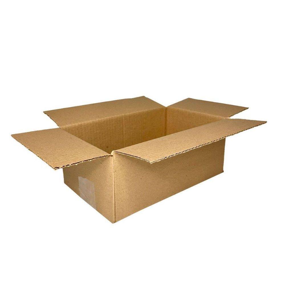Kit Caixa De Papelão 25 Unidades 19X16,5X7,5 Parda Maleta