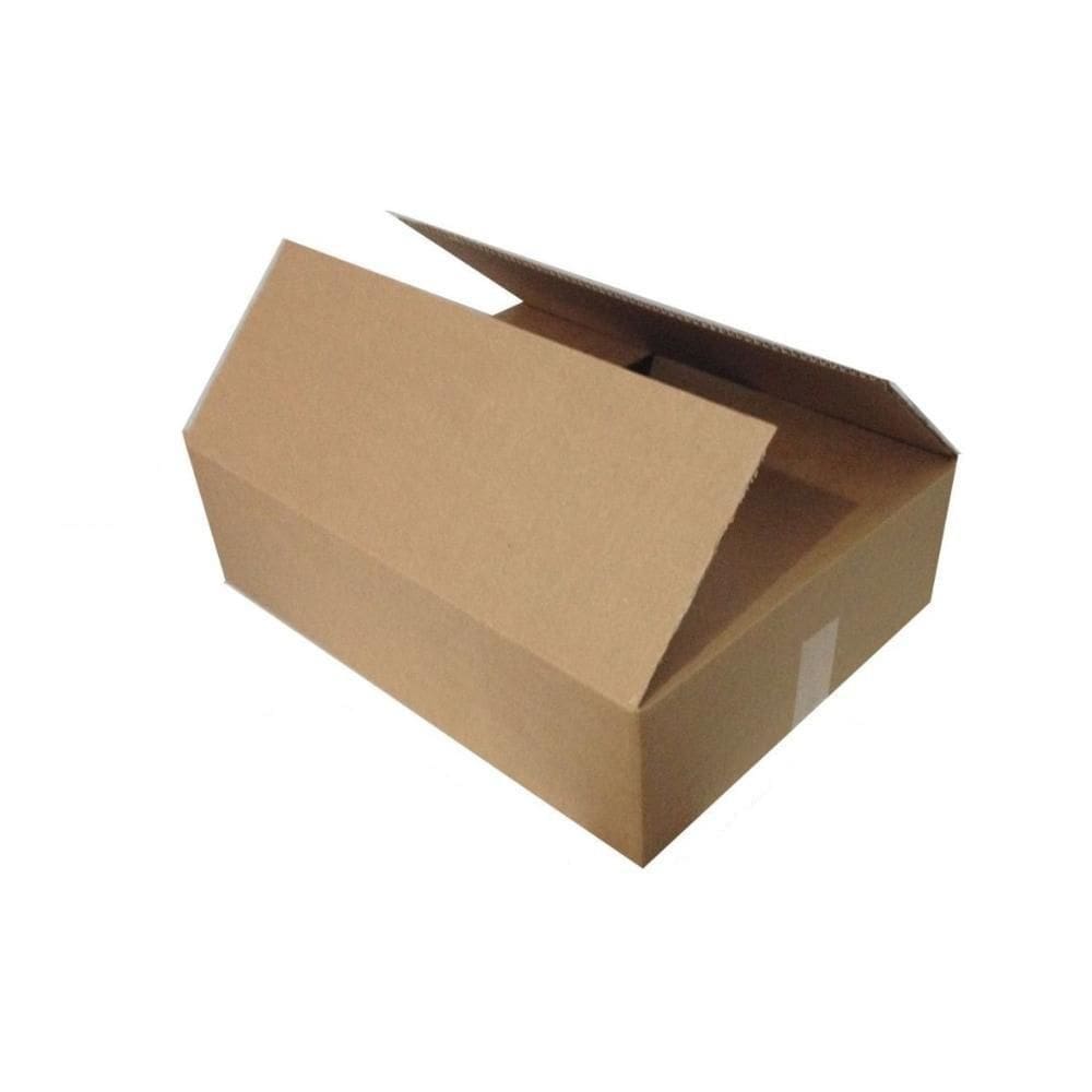 Kit 25 Caixa De Papelão 40X20X15 Parda Tipo Maleta