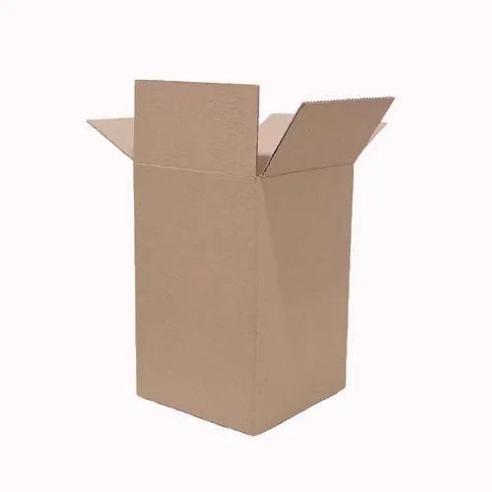 25 Caixa De Papelão 12X12X20 Parda Tipo Maleta