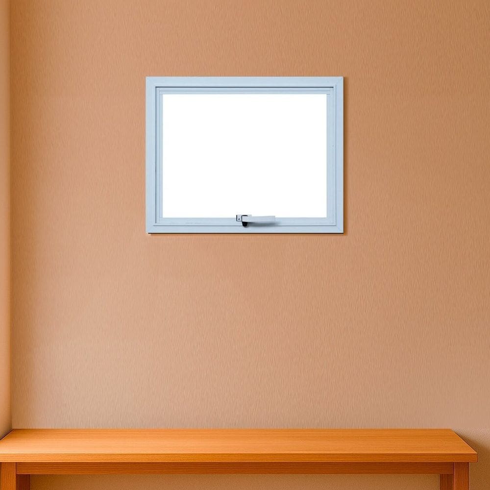 Janela 1 Módulo Vidro Segurança 6cm 60cm x 80cm Fábrica do Alumínio Maxim-Ar Branco