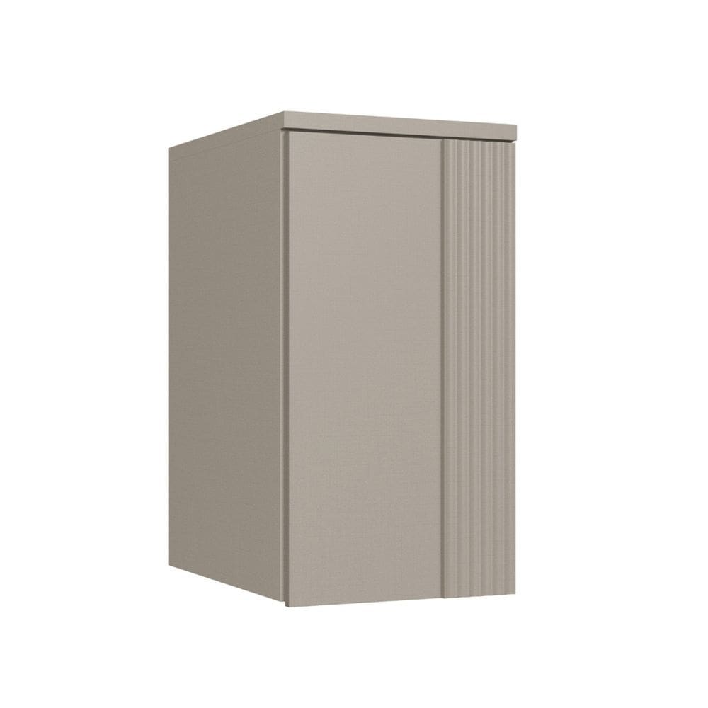 Módulo Guarda-roupa Aéreo 1 Porta Elegance Níquel Canelado