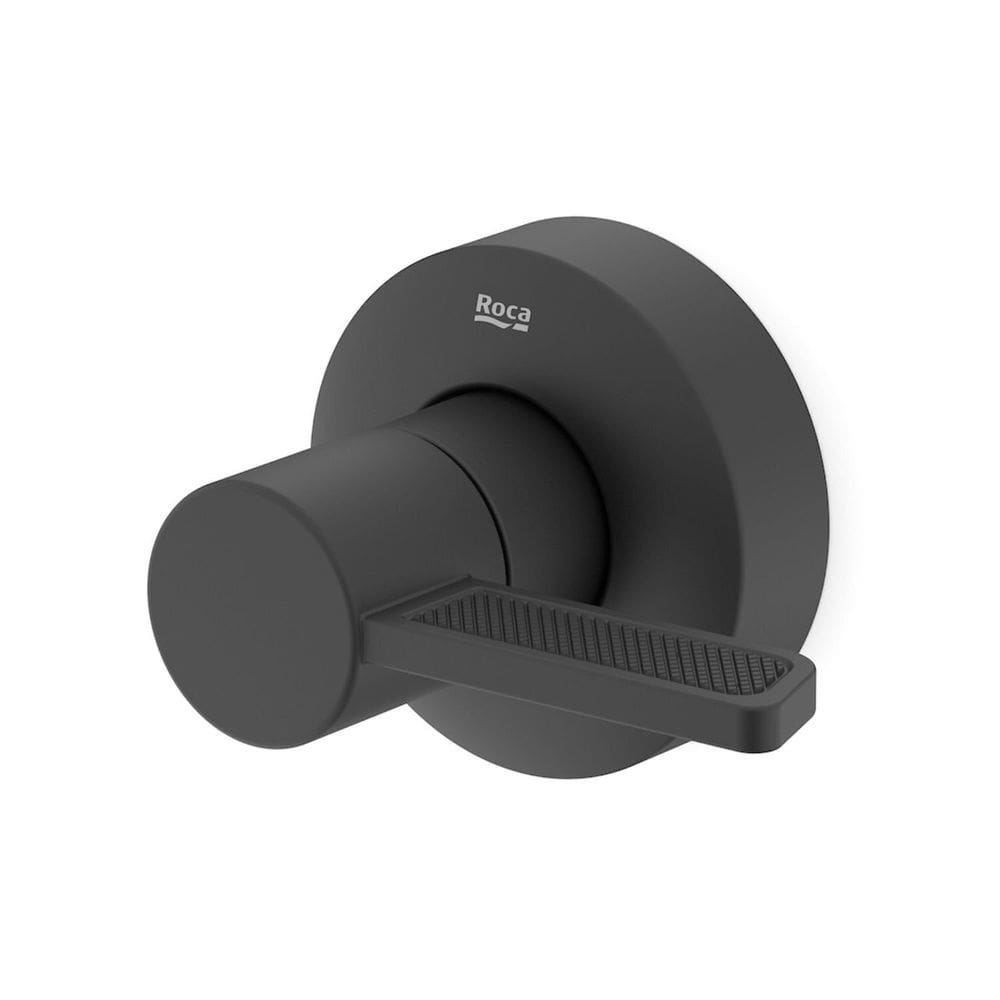 Acabamento de Registro para Base Docol 1/2, 3/4 Logic Roca Matte Black