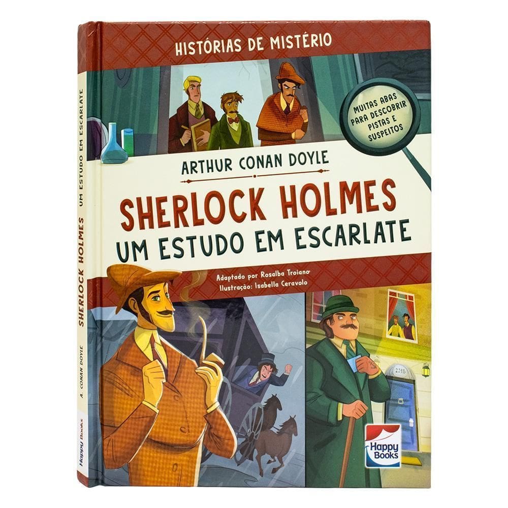 Histórias de Mistério - Sherlock Holmes - Um Estudo Em Escarlate