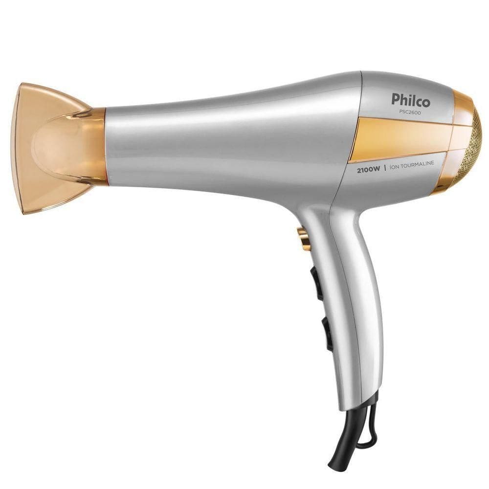 Secador De Cabelos Philco Íons Tourmaline 2100W PSC2600 220V