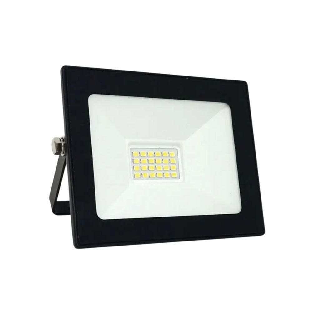 Refletor Led Loren Up 10w 6500k Preto Ip65 Bivolt Lorenzetti