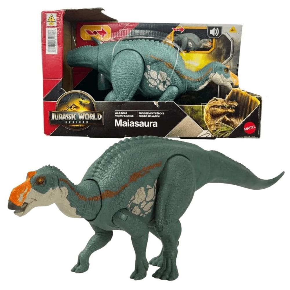 Figura Jurassic World Dinossauro Maiasaura com Som Mattel