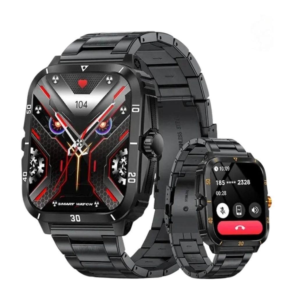 Relógio 1.96 Tela , Bluetooth Chamada Relógio 100 + Esporte Cinza