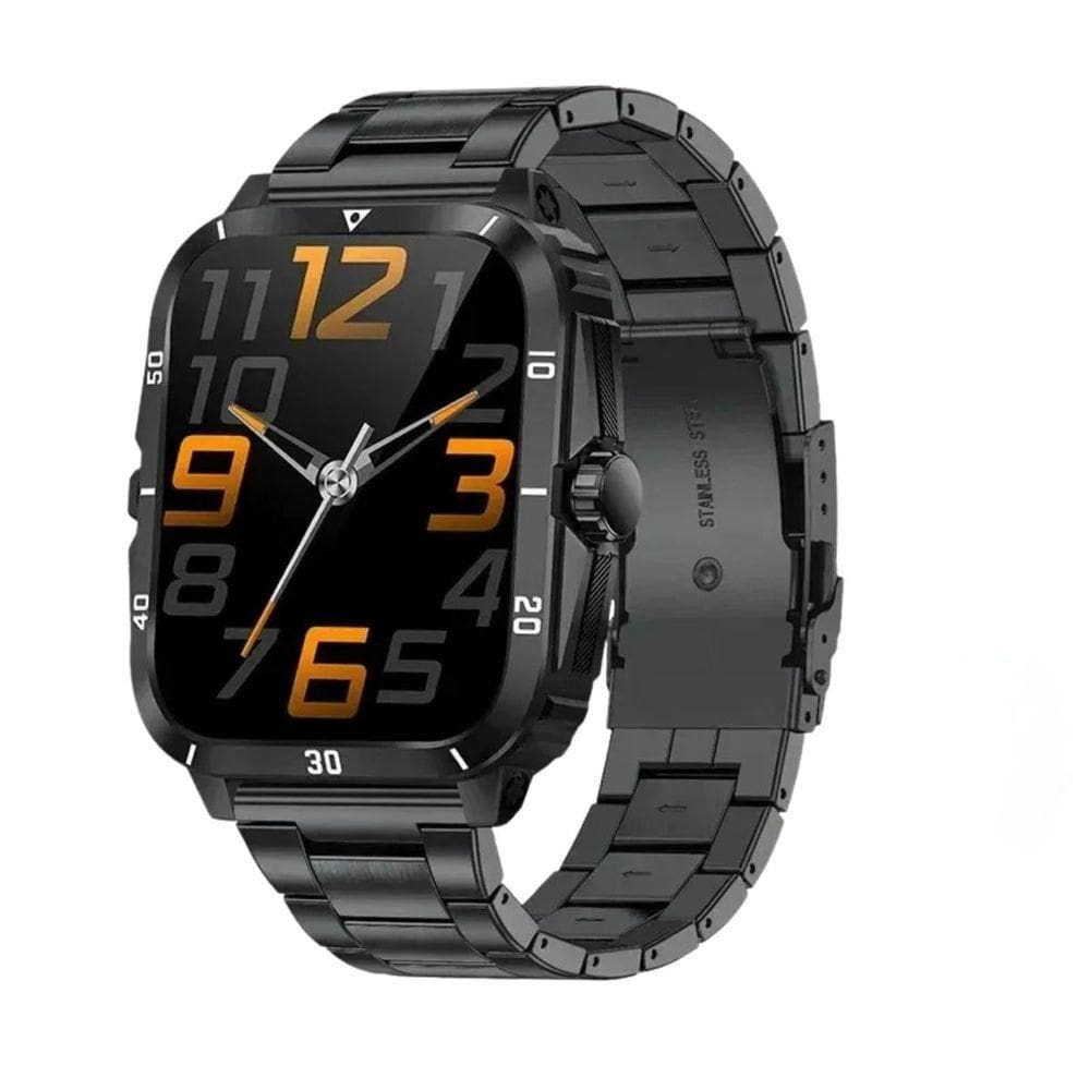 Relógio 1.96 Tela , Bluetooth Chamada Relógio 100 + Esporte Dourado