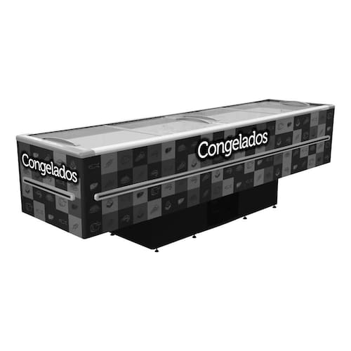 imagem-Ilha para Congelados Fricon Dupla Ação Preta 820 Litros ICED820-2V016 - 220V