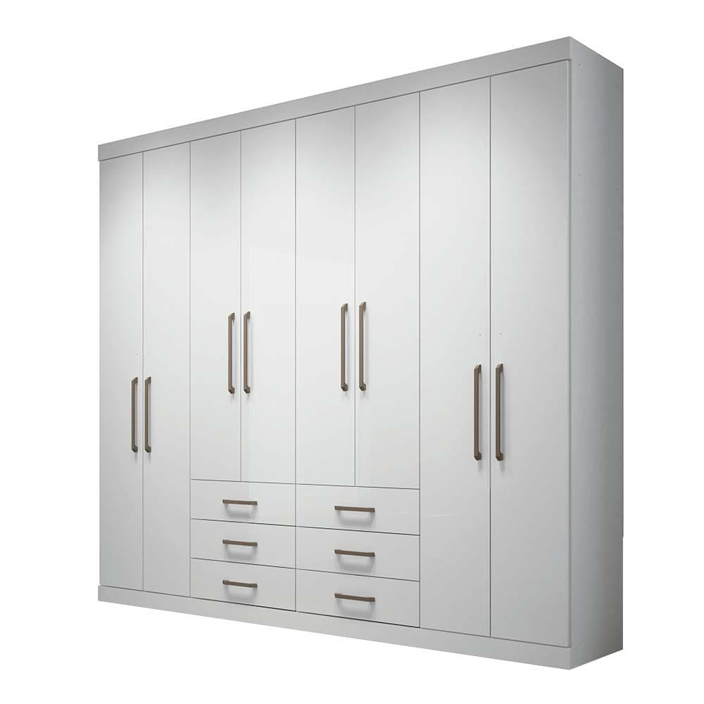 Guarda Roupa 8 Portas e 6 Gavetas Havana Master Santos Andirá
