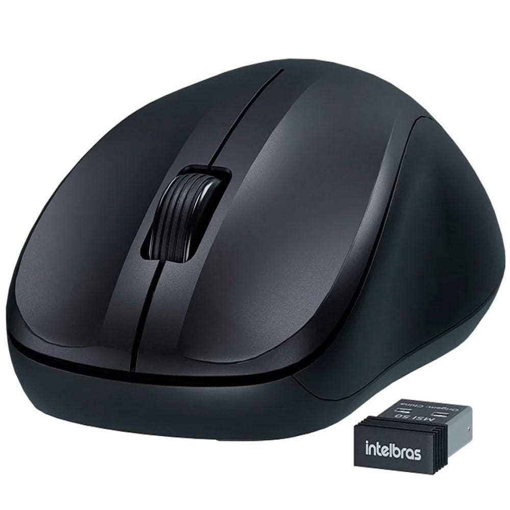 Mouse Sem Fio Intelbras Msi 50 1200dpi Preto