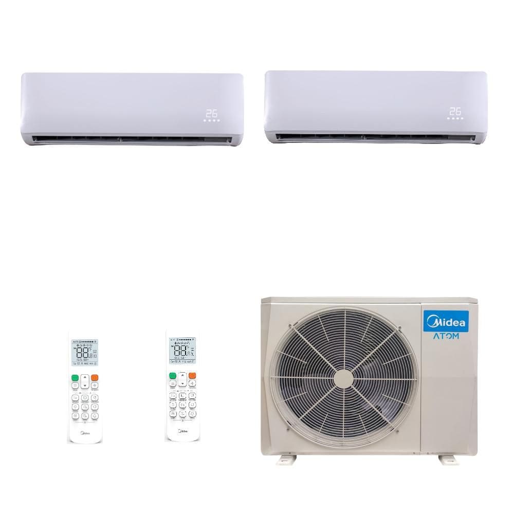 Ar Condicionado Split Inverter Midea 28000 BTUs (9000 + 12000) Quente/Frio - 220V