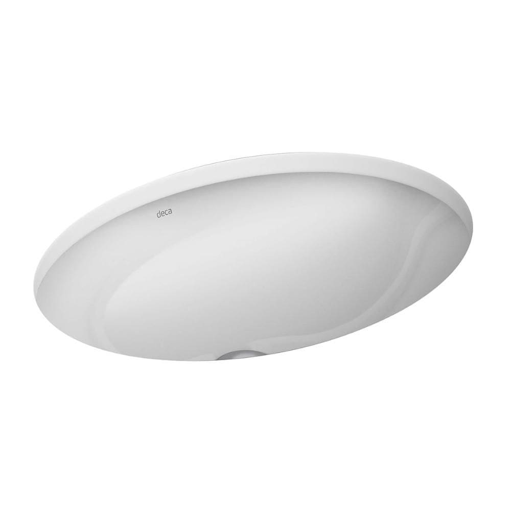 Cuba De Embutir Oval 400X300Mm Linha L Branco Deca