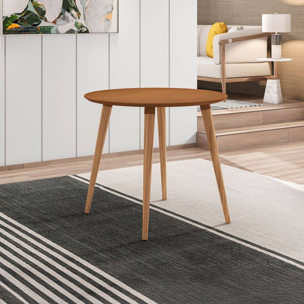 Mesa de Madeira Mallet 90 Cm Cedro - Pnr Móveis