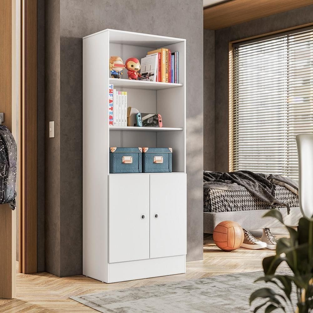 4095 - Armario Gamer Branco/branco (