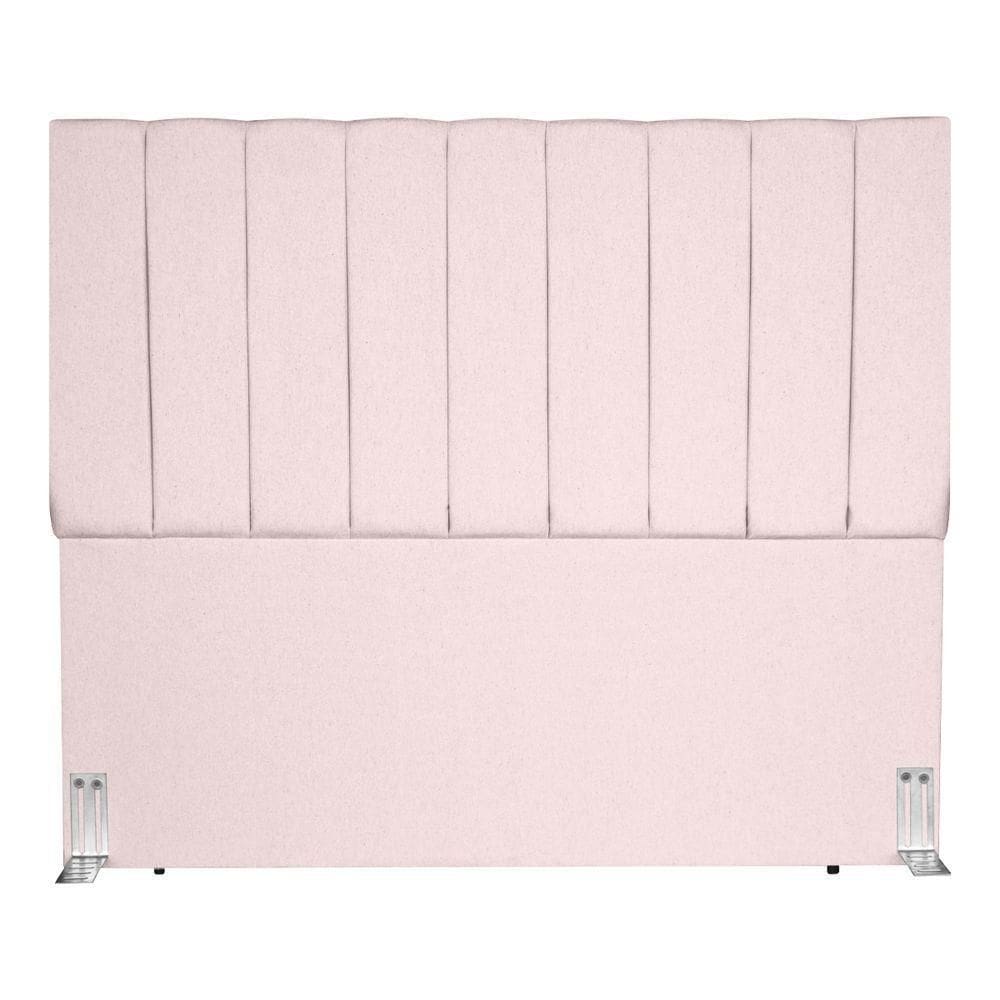 Cabeceira Para Cama Box Casal London Com 140cm Em Linho Rosa