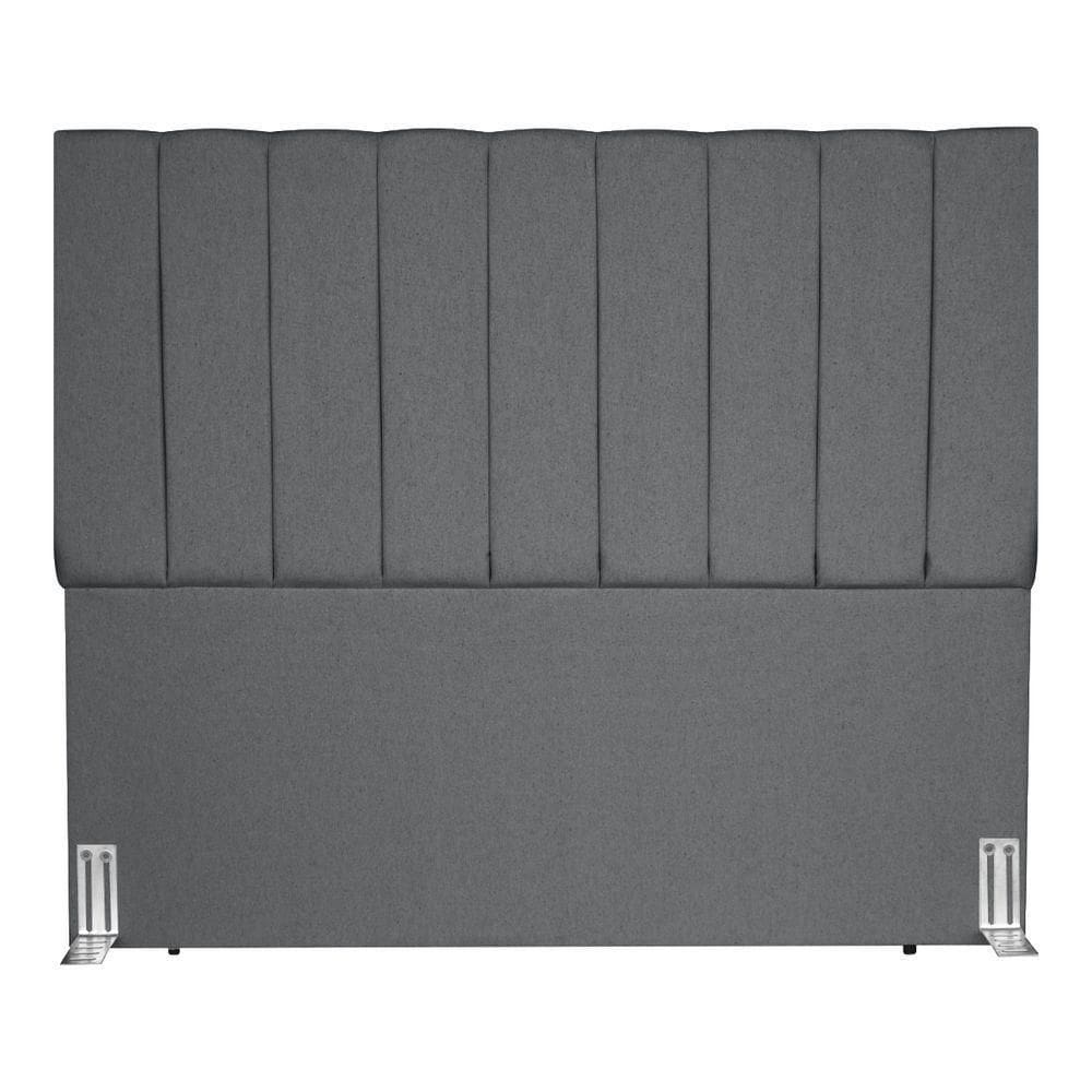 Cabeceira Para Cama Box Casal London Com 140cm Em Linho Preto