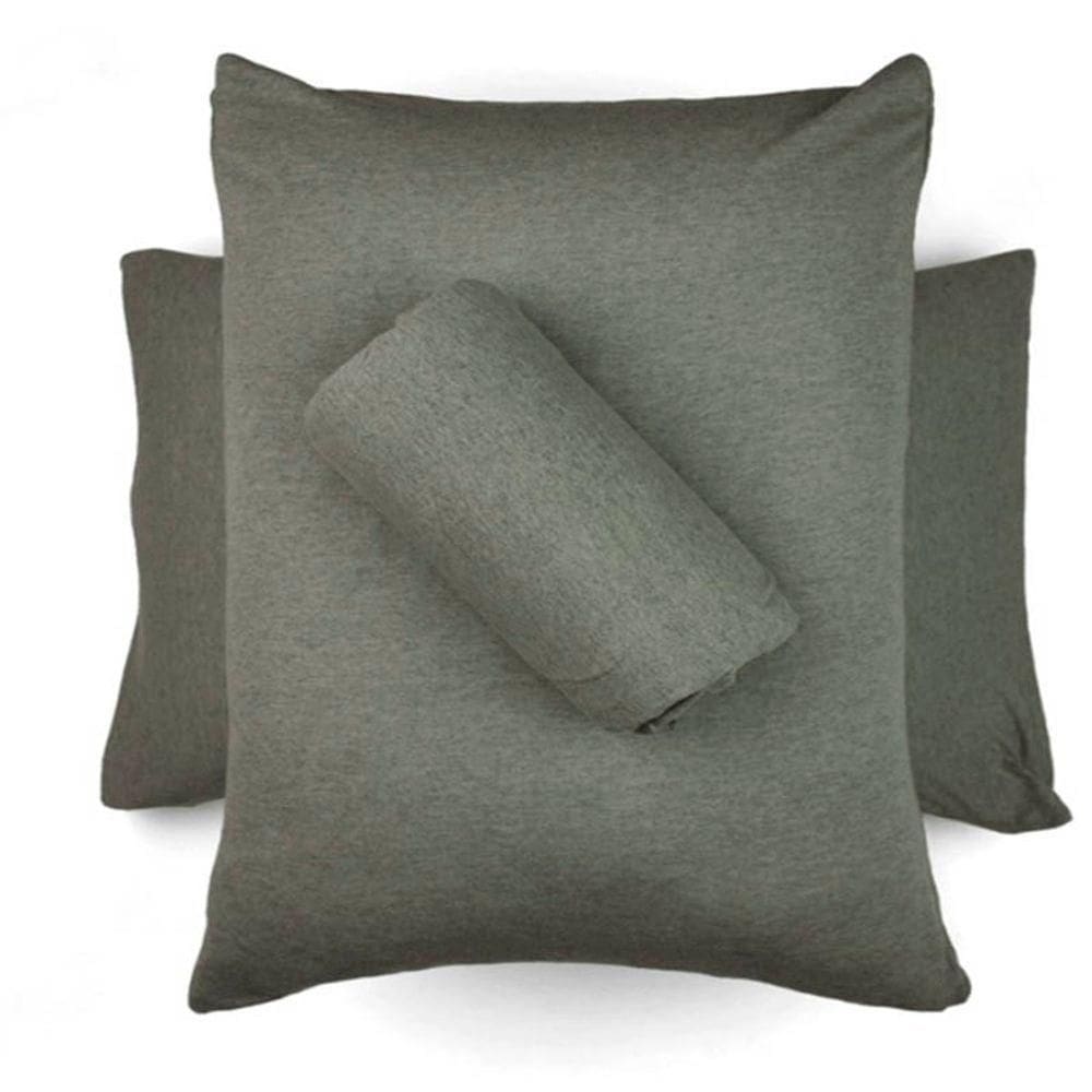 Jogo De Cama Buettner King Malha Mescla 3 Peças Bege