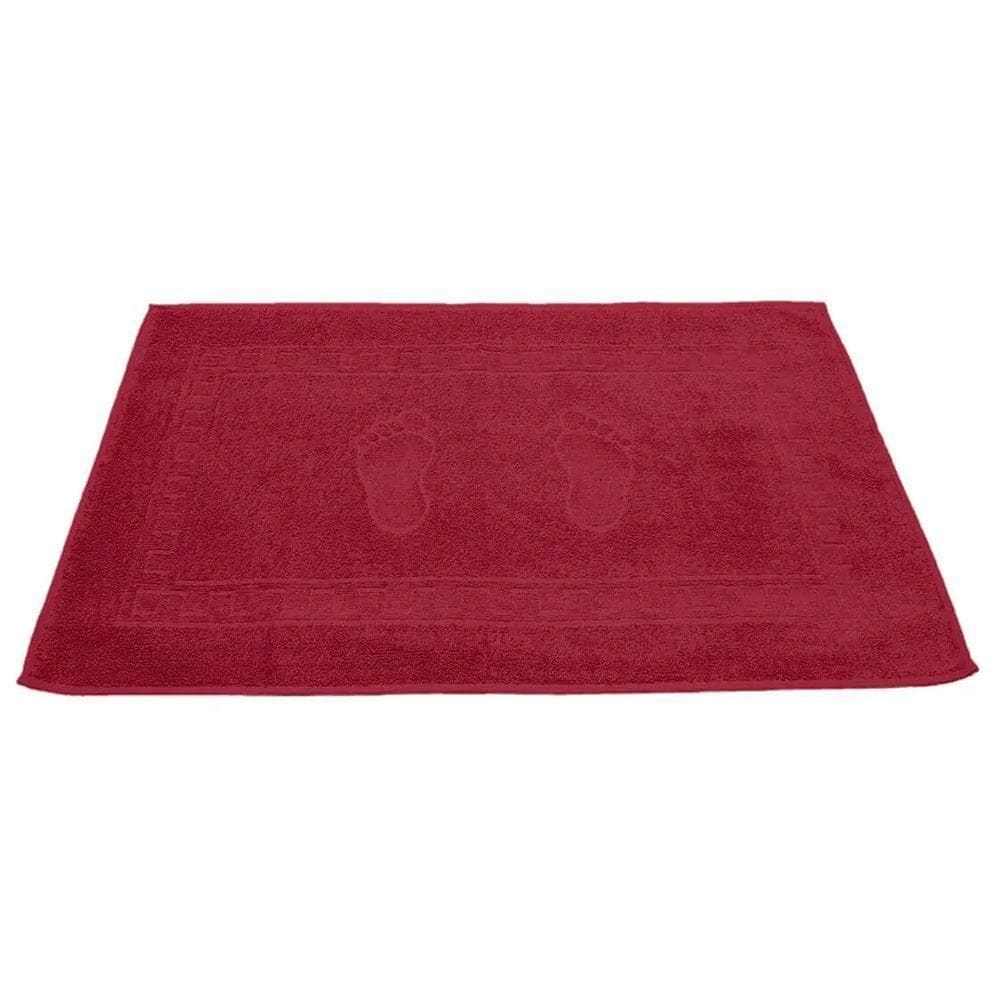 Toalha Piso Buettner Felpudo 100% Algodão Pezinhos 45cmx70cm Chilli