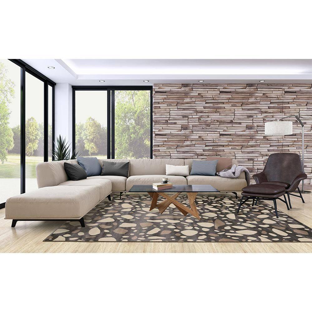 Tapete Lyre Carbon 200X250 Tapetes São Carlos