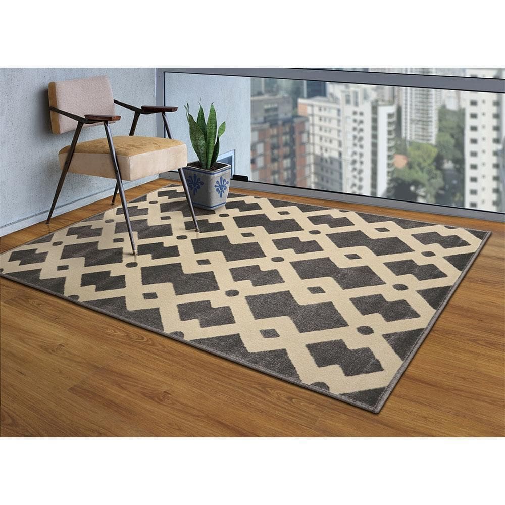 Tapete Lyre Key Carbon 150X200 Tapetes São Carlos