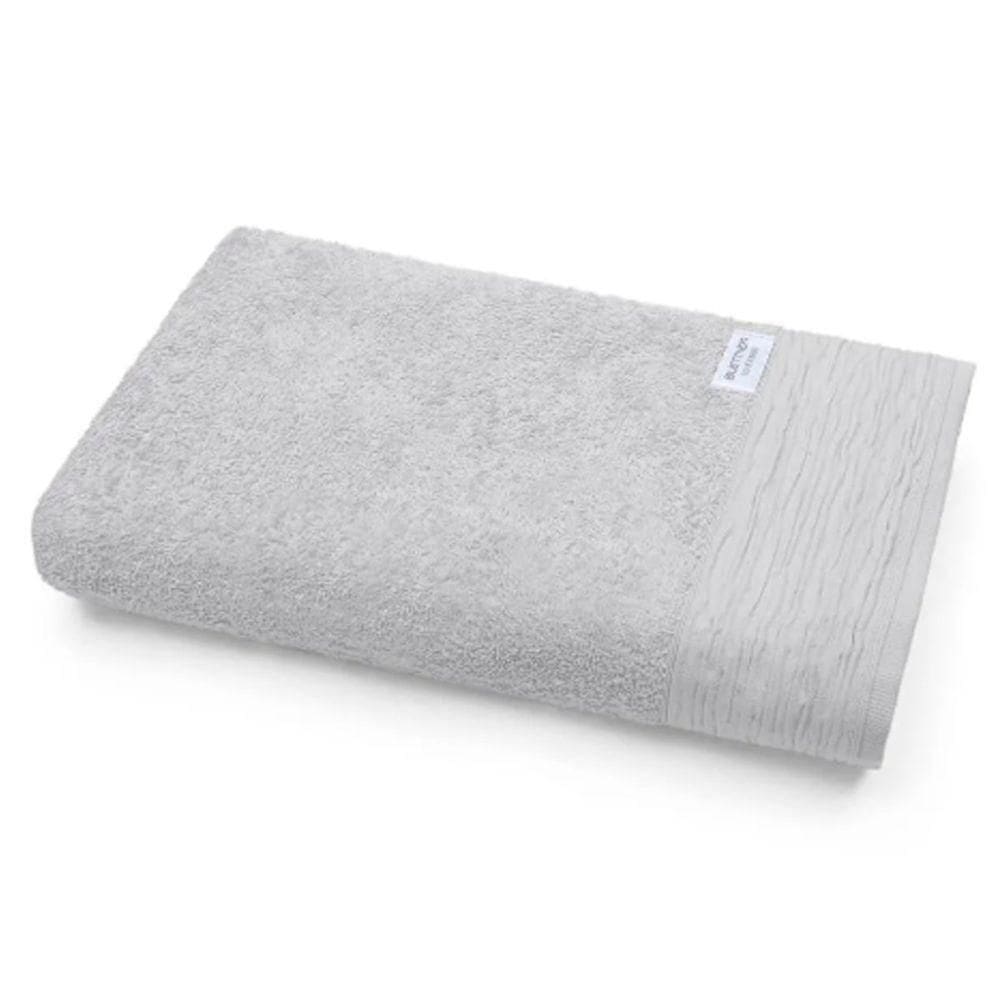 Toalha Banho Buettner Nobre 100% Algodão Fio Penteado Everest 70cm X 140m Prata