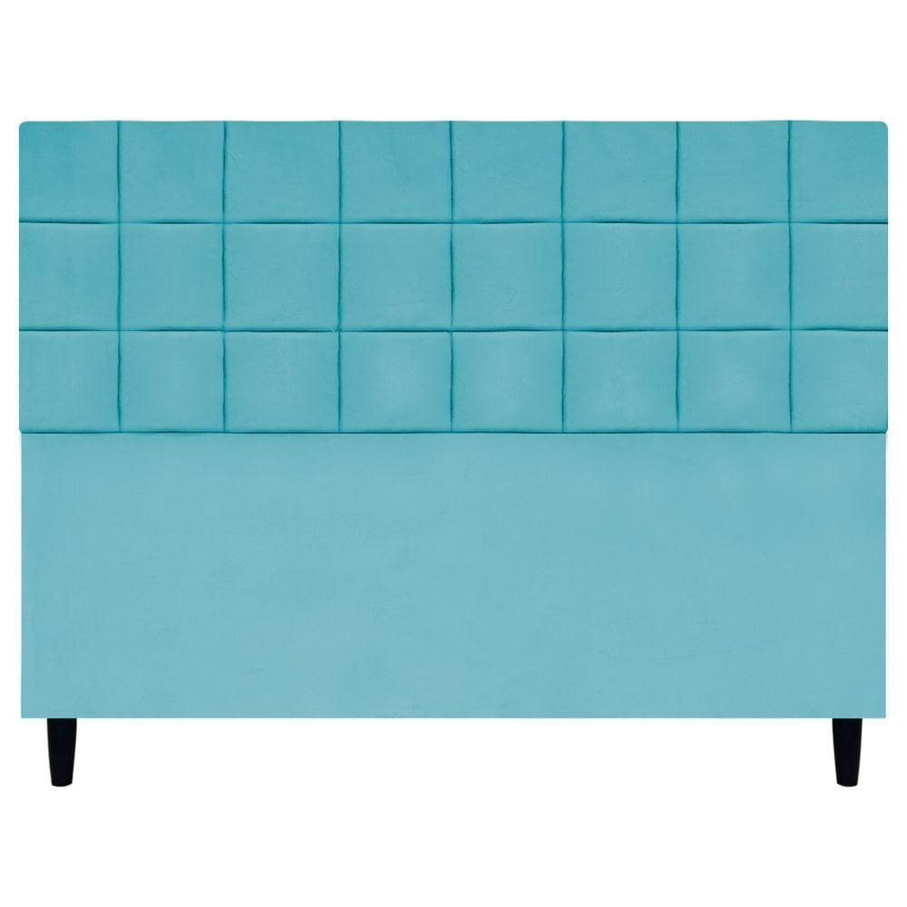 Cabeceira Estofada Para Cama Box Queen 160 Cm Florem Suede