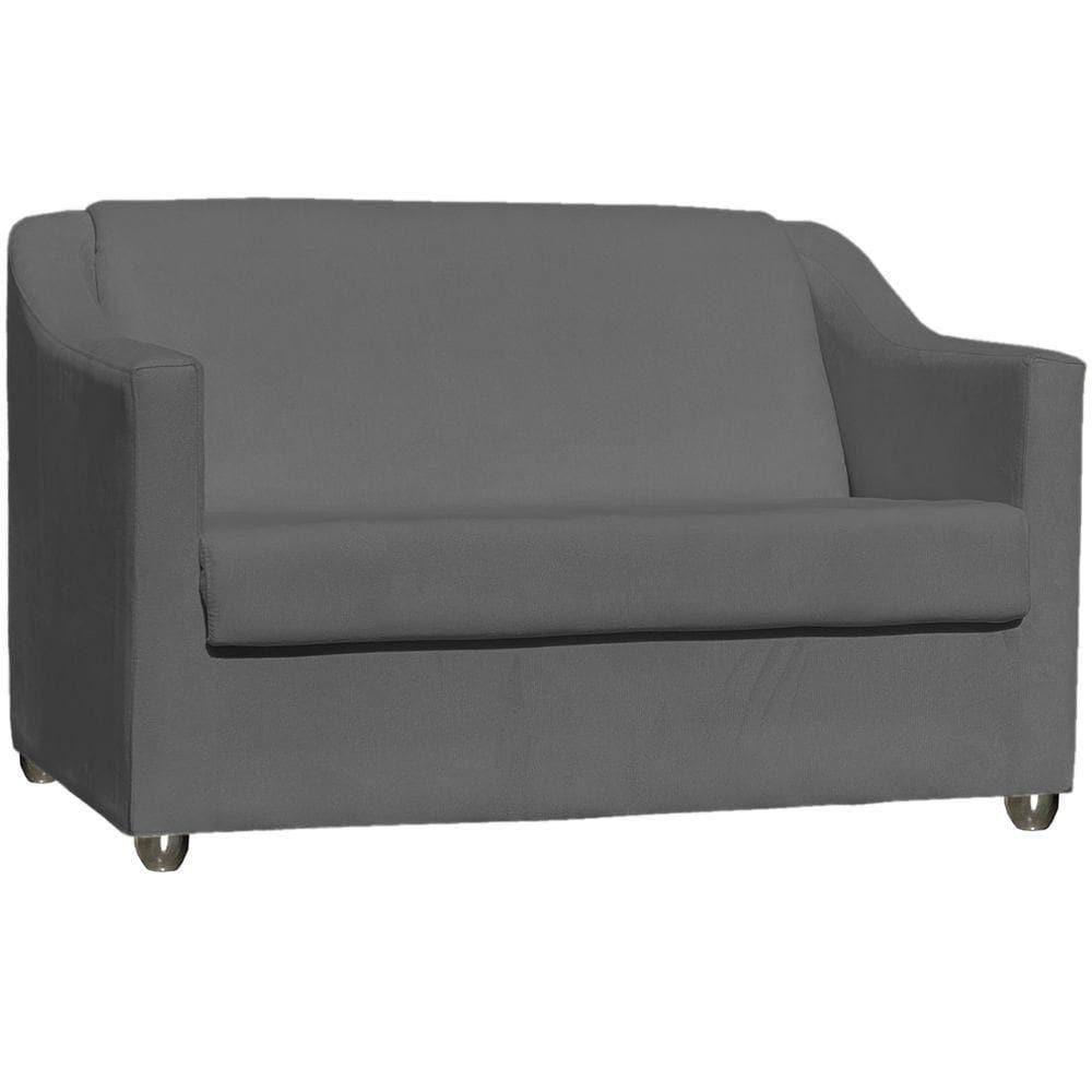 Namoradeira Decorativa Para Sala Recepção Manicure Consultório Escritório Mila Suede