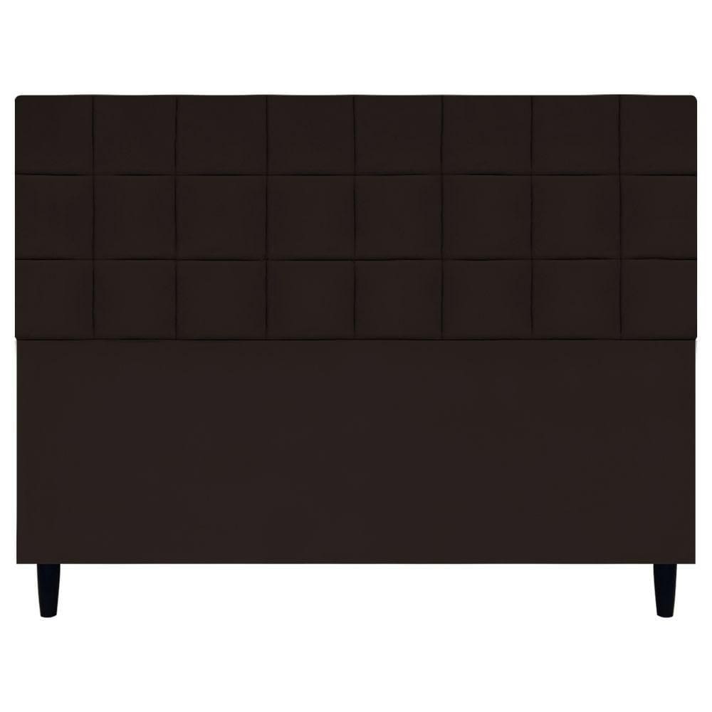 Cabeceira Estofada Para Cama Box Queen 160 Cm Florem Suede