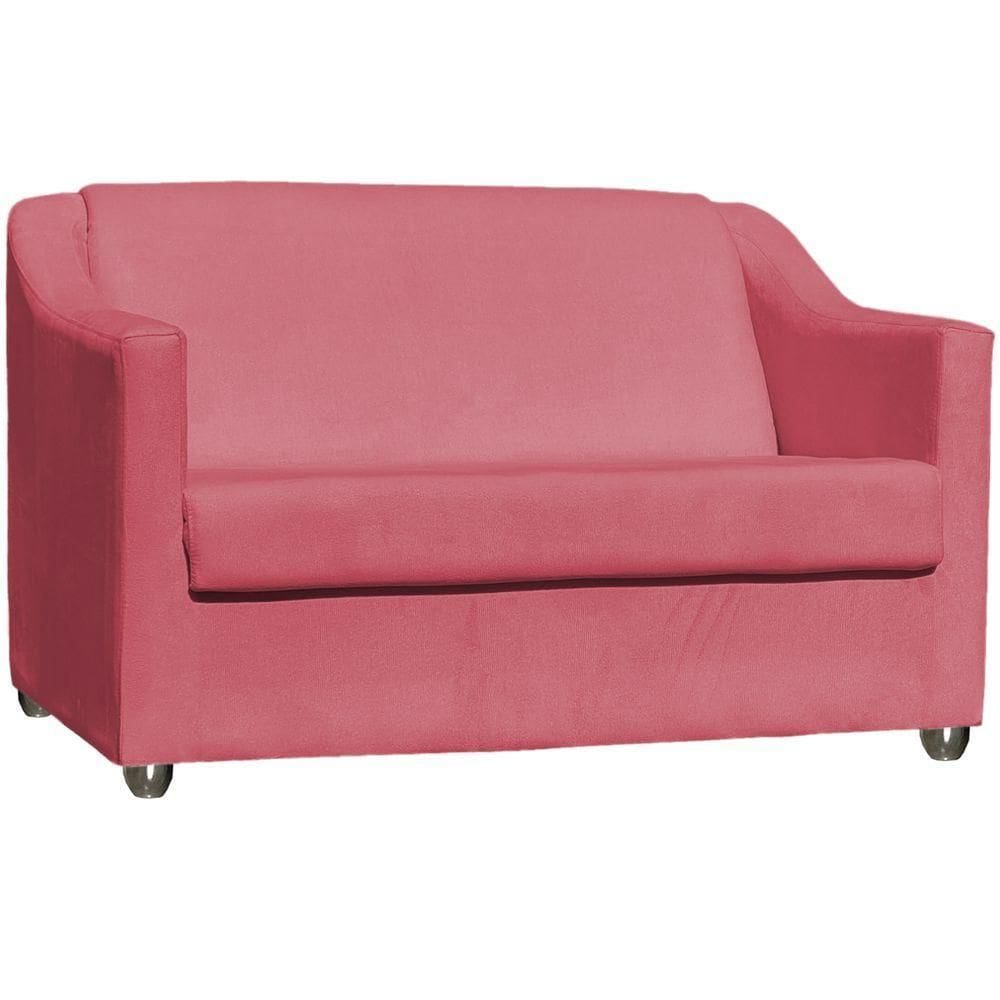 Namoradeira Decorativa Para Sala Recepção Manicure Consultório Escritório Mila Suede