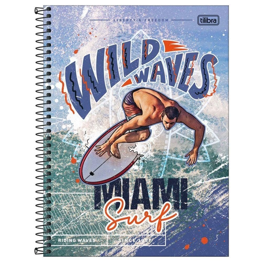Caderno Espiral Capa Dura Universitário A4 1 Matéria 80 Folhas Do It! Tilibra Estampa 4