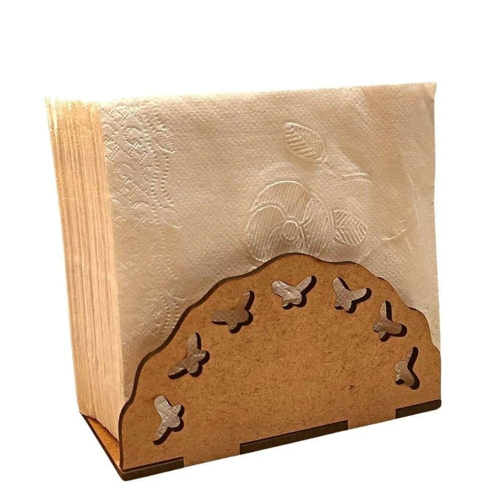 Porta Guardanapo Em Mdf - Kit 10 Unidades