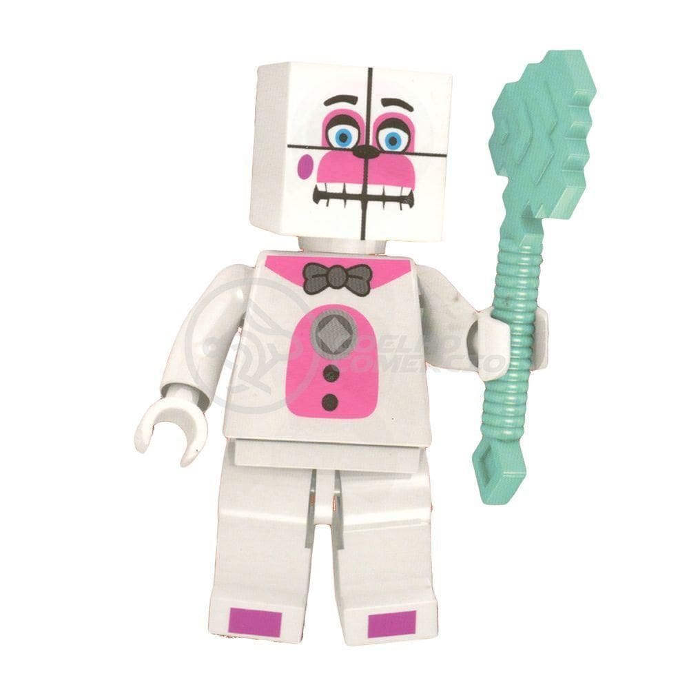 Brinquedo Boneco Bloco De Montar Five Nights At Freddy´s Compatível Com Lego - Funtime Freddy