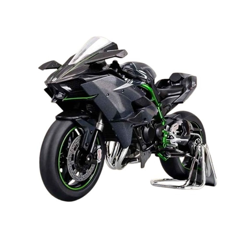 Moto Kawasaki Ninja H2R miniatura escala 1:9 - Brinquedo