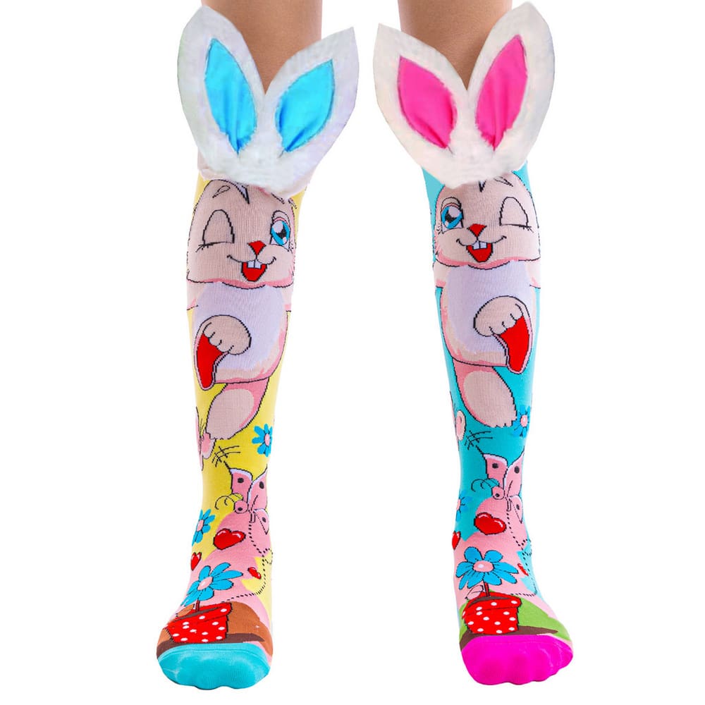 Meias de tubo médio Socks noband 3D Cartoon para meninas