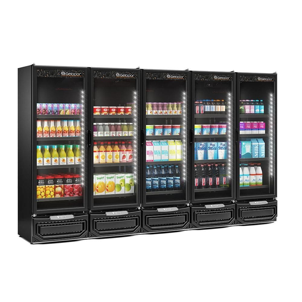 Refrigerador Expositor Vertical 2500 Litros Branco 220V Gelopar GCVR-2500 LB