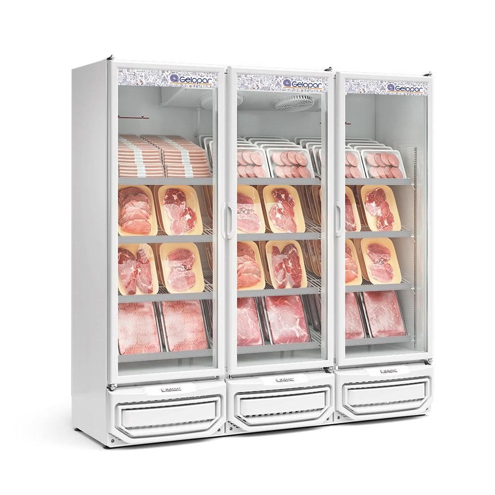 Refrigerador Expositor Vertical 1468 Litros Branco 220V Gelopar GCBC-1450 LB