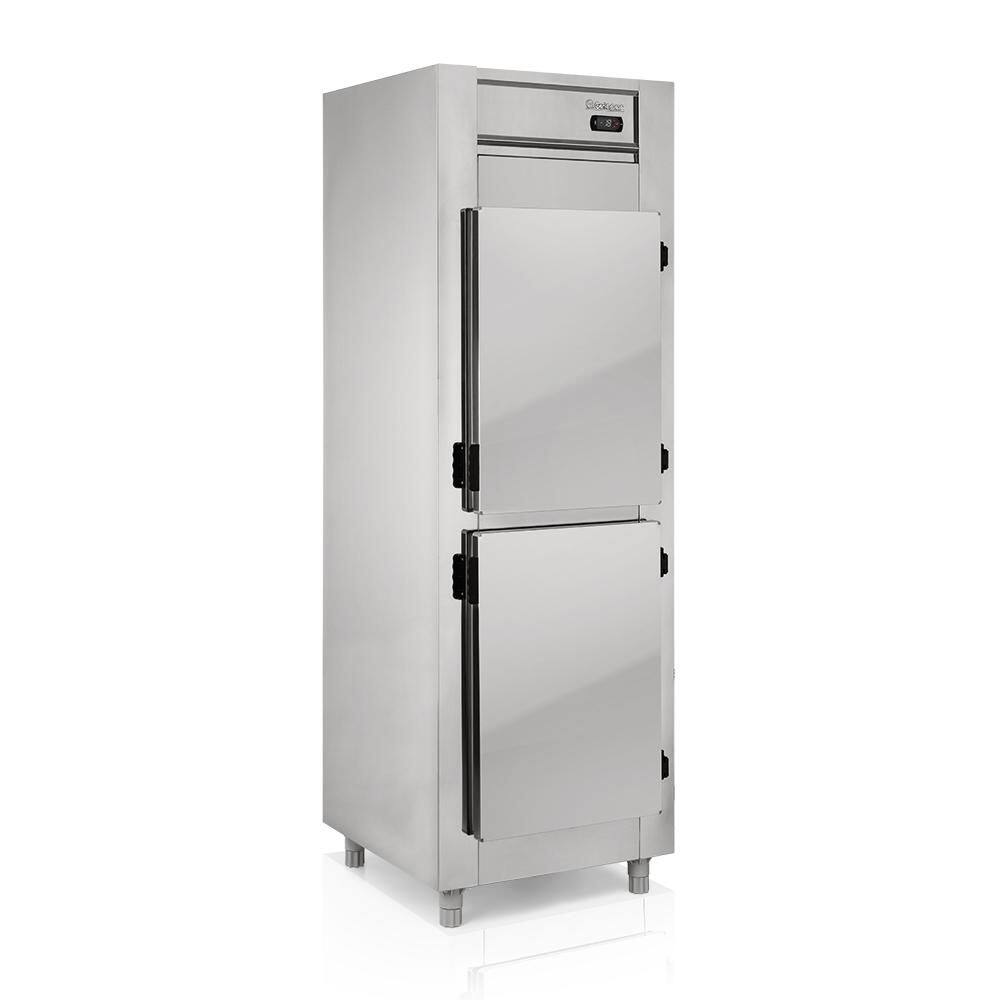 Refrigerador Comercial Gelopar 536 Litros 2 Portas Inox 220V GCCP-2P TI